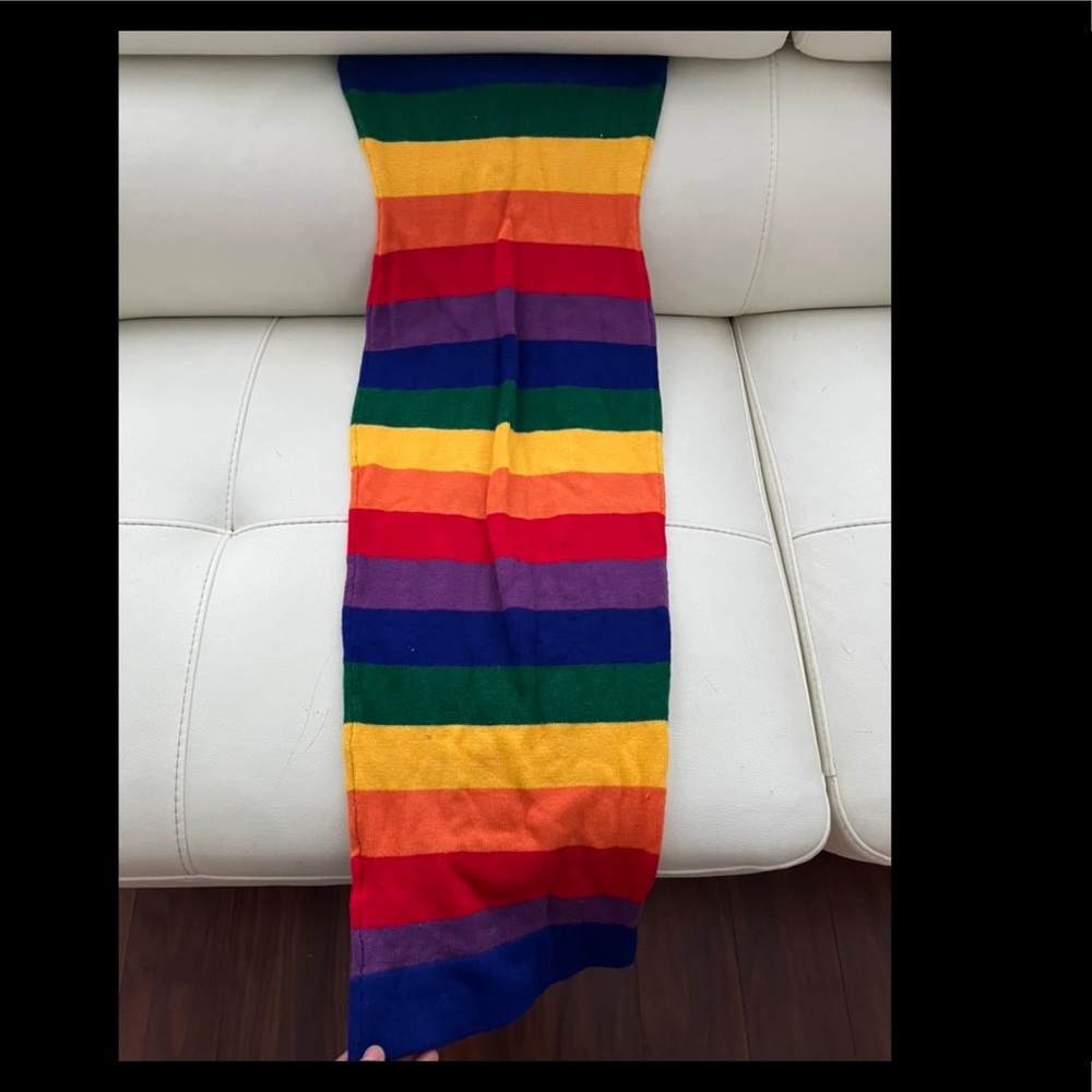 Rainbow Midi Sweater Dress